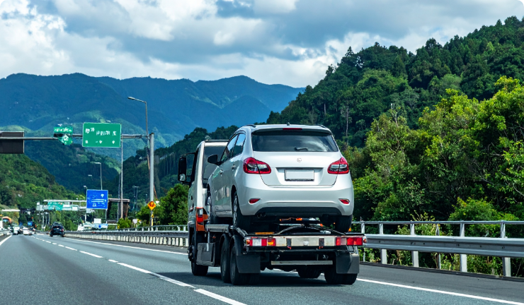 故障・事故車のレッカー移動